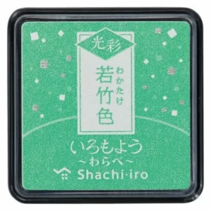 Iromoyo Kosai Stamp pad trad.tone Glitter small Pale green