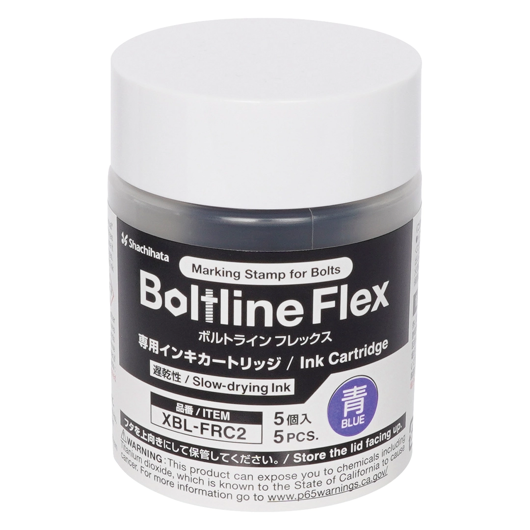 Boltline Flex Slow-Drying Ink Cartridge 5pcs Blue - Bild 2