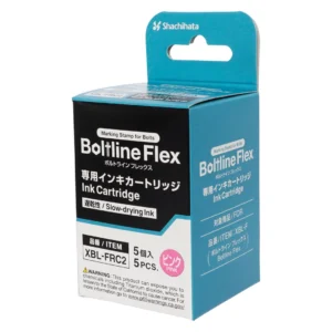Boltline Flex Slow-Drying Ink Cartridge 5pcs Pink