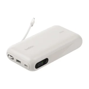BELKIN 20k PD45W Display Powerbank Integr. Cable 1A1C, Sand