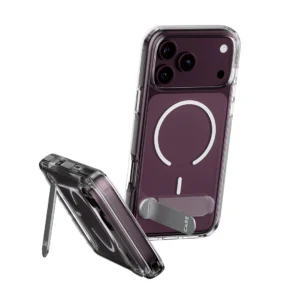 CARE Kickstand Case Trans White Mag iP18 Pro Max/17 Pro Max