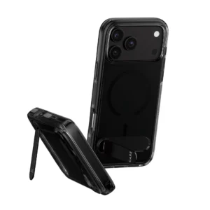 CARE Kickstand Case Smokey Black Mag iP18 Pro Max/17 Pro Max