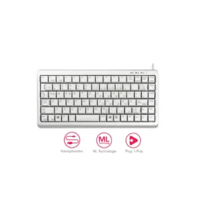 Cherry G84-4100 Compact-Keyboard, White (DE)