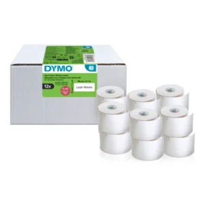 DYMO LabelWriter 41mm x 89mm Small Name Badge Labels white 1