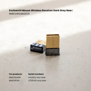Evoluent4 Mouse Wireless Receiver Dark Grey