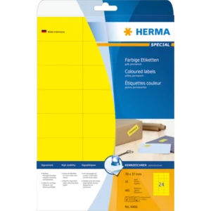 Herma etikett Special 70x37 gul (480)