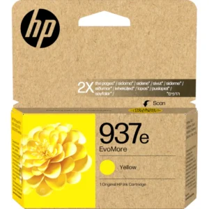 HP 937e EvoMore Yellow Original Ink Cartridge 1650 pages