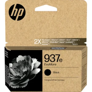 HP 937e EvoMore Black Original Ink Cartridge 3100 pages