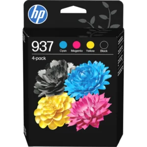 HP 937 CMYK Original Ink Cartridge 4-Pack