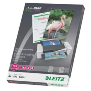 Laminat lågvärme matt  A4 125 mic (100)