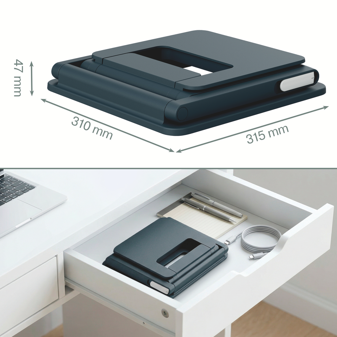 Laptop Riser Sit Stand Leitz Ergo D.Grey - Bild 2