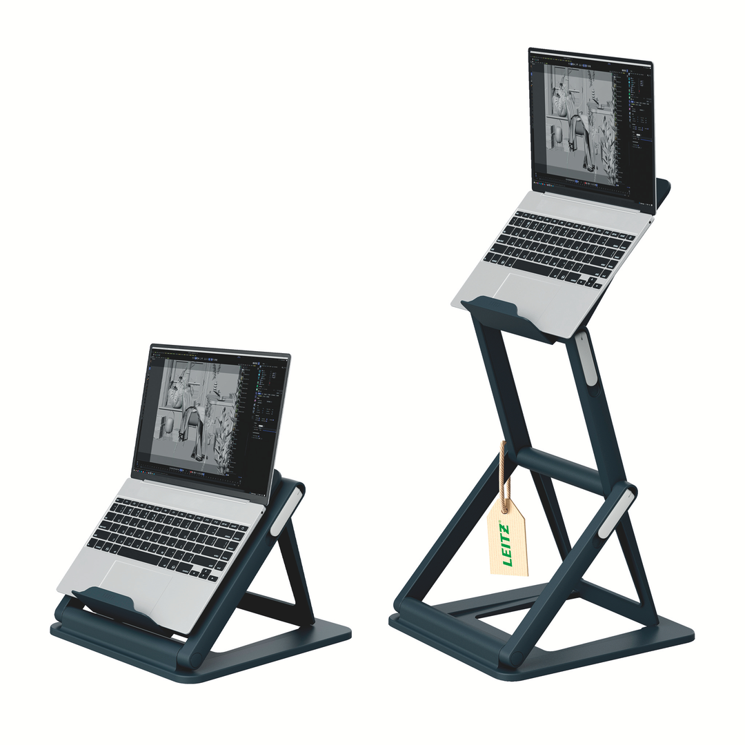 Laptop Riser Sit Stand Leitz Ergo D.Grey - Bild 4