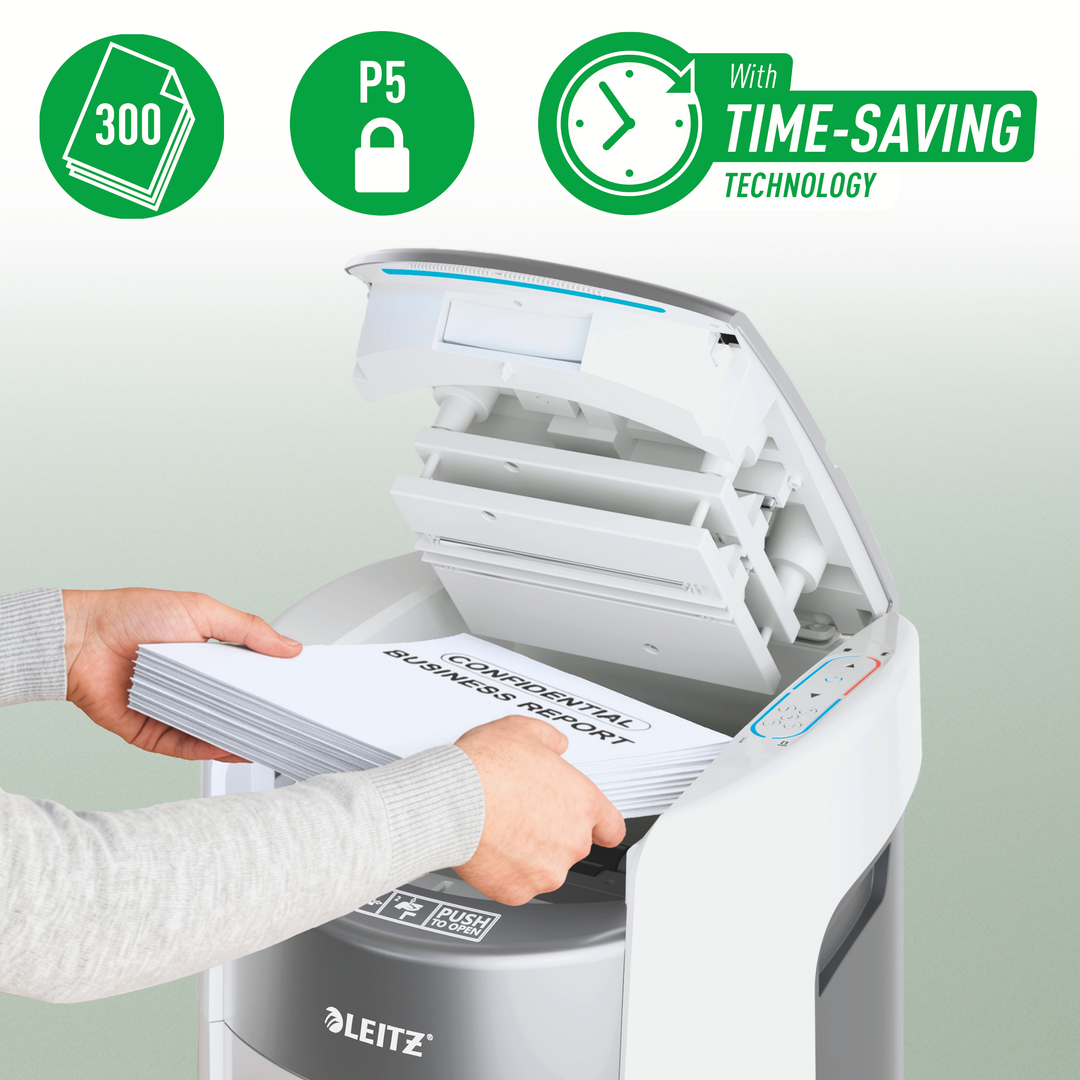 Dokumentförstörare Leitz OptiMax Auto.Office 300P5 - Bild 2