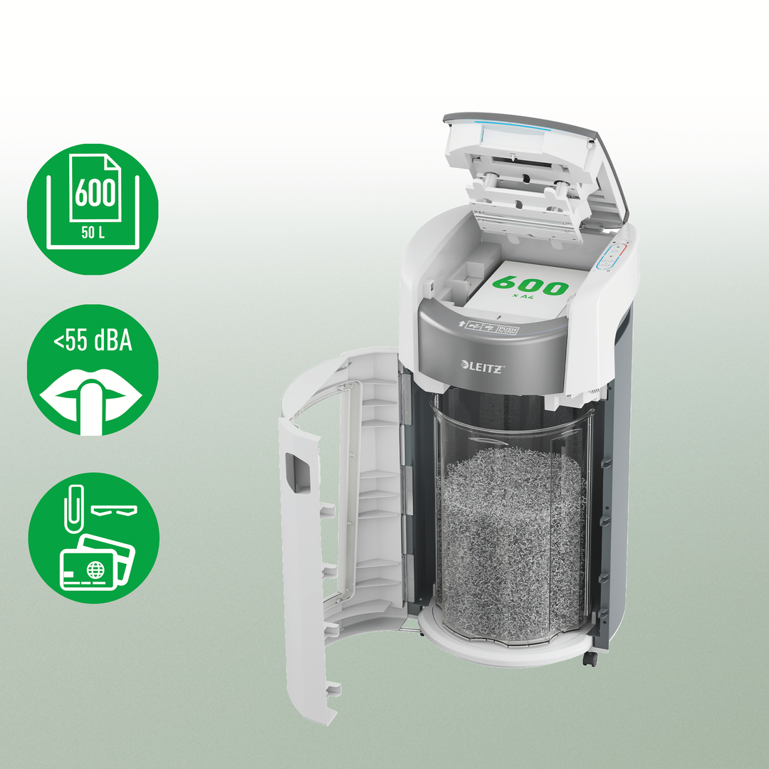 Dokumentförstörare Leitz OptiMax Auto.Office 600P4 - Bild 4