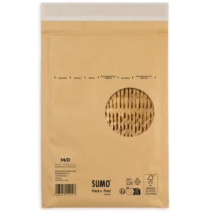 Sumo vadderad påse brun 175x265mm (10)