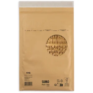 Sumo vadderad påse brun 225x340mm (10)