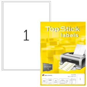 Etikett TOPSTICK 199,6x289,1mm (100)