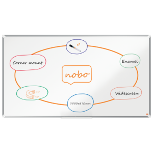Whiteboard Premium Plus Emalj  155x87cm