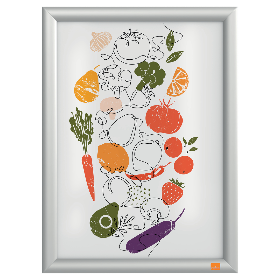 Clip Frame Nobo Essence Mitred A3 Alumin