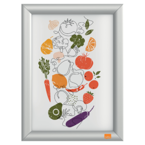 Clip Frame Nobo Essence Mitred A4 Alumin
