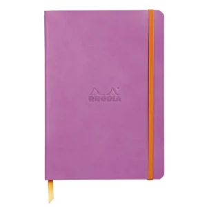 Rhodiarama soft A5 lilac ruled ivory