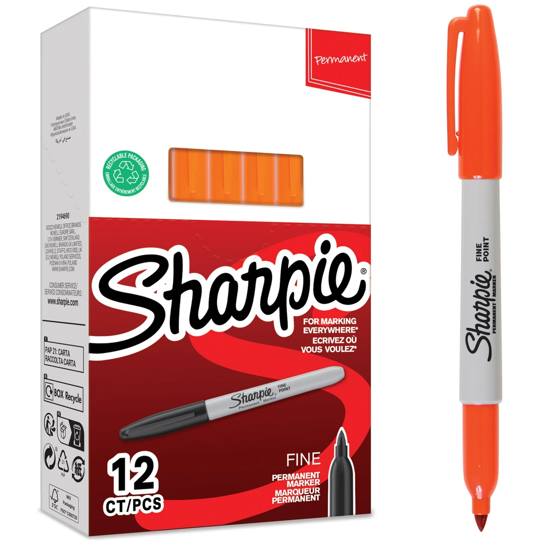 Sharpie Fine märkpenna 1,0mm orange
