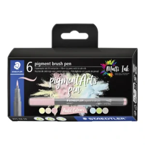pigment brush penna pastel 6st