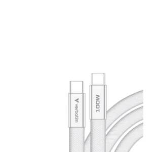 VERBATIM SoftTouch USB-C to C cable 100W 120 cm - White