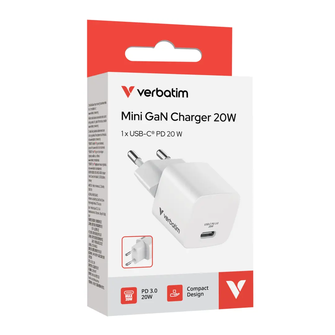 Verbatim Mini GaN Charger 20W EU - Bild 2